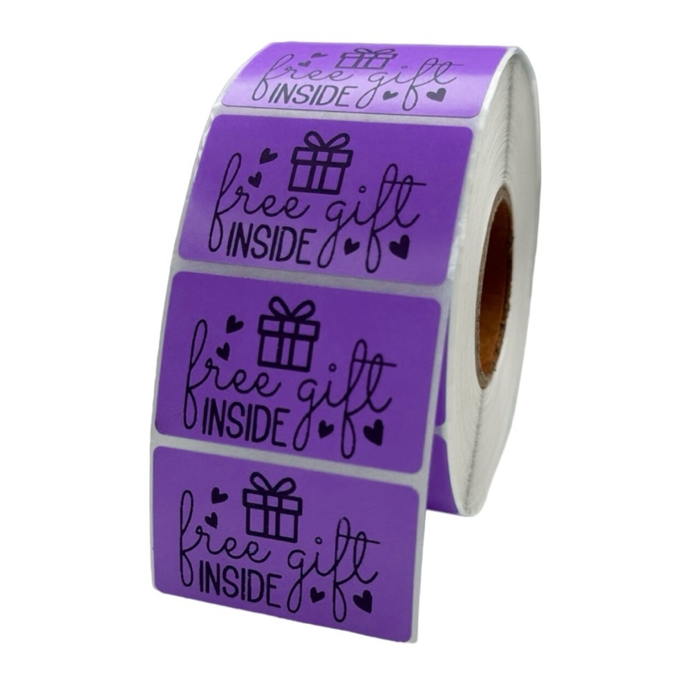 Free gift inside sticker | Free Gift Appreciation Sticker 2" new - Picture 5 of 5